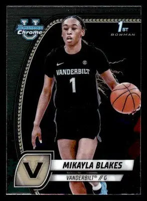 2024-25 Bowman University Chrome #55 Mikayla Blakes - Basketball Card Single