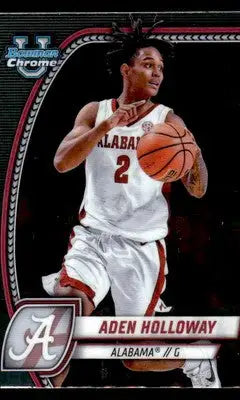2024-25 Bowman University Chrome #57 Aden Holloway - Basketball Card Single