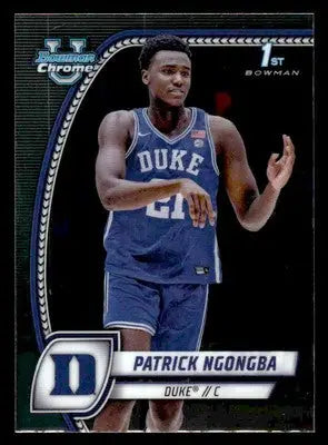 2024-25 Bowman University Chrome #58 Patrick Ngongba - Basketball Card Single