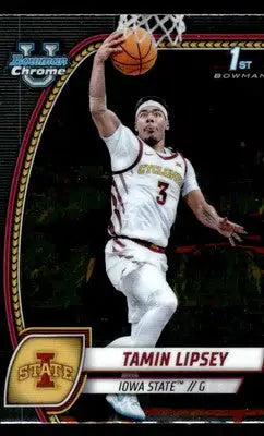 2024-25 Bowman University Chrome #66 Tamin Lipsey - Basketball Card Single