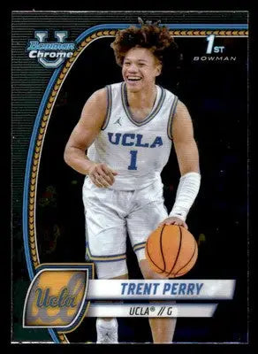 2024-25 Bowman University Chrome #67 Trent Perry - Basketball Card Single