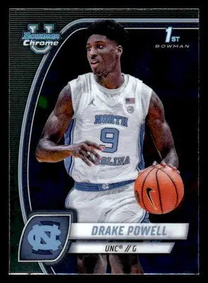 2024-25 Bowman University Chrome #69 Drake Powell - Basketball Card Single