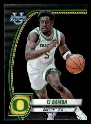 2024-25 Bowman University Chrome #74 TJ Bamba - Basketball Card Single