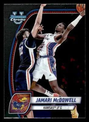 2024-25 Bowman University Chrome #81 Jamari McDowell - Basketball Card Single