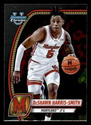 2024-25 Bowman University Chrome #85 DeShawn Harris-Smith - Basketball Card Single