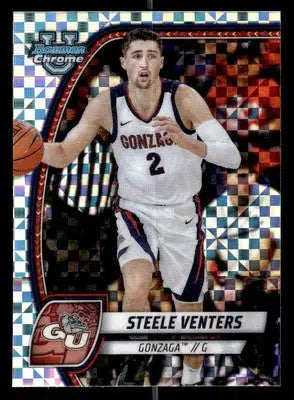 2024-25 Bowman University Chrome #92 Steele Venters X-Fractor - Basketball Card Single