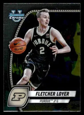 2024-25 Bowman University Chrome #97 Fletcher Loyer - Basketball Card Single