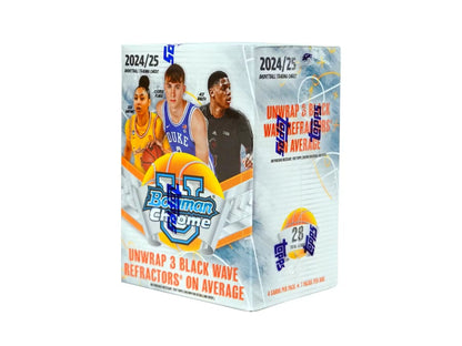 2024-25 Bowman University Chrome Basketball 7-Pack Blaster Box