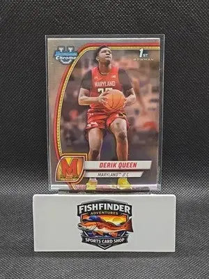 2024-25 Bowman University Chrome - Derik Queen #19 (RC) - Basketball Card Single