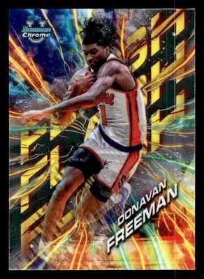 2024-25 Bowman University Chrome #FL-16 Donavan Freeman Flash - Basketball Card Single