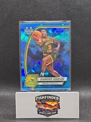 2024-25 Bowman University Chrome Sapphire Edition - Diamond Johnson #86 (RC) - Basketball Card Single