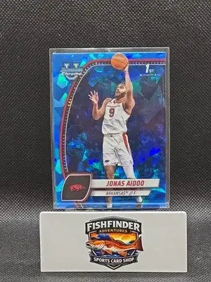 2024-25 Bowman University Chrome Sapphire Edition - Jonas Aidoo #32 (RC) - Basketball Card Single