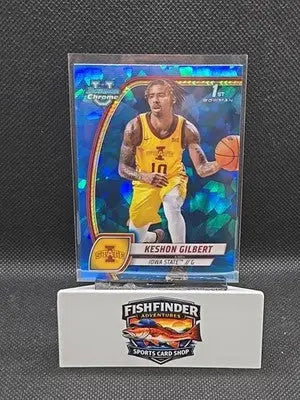 2024-25 Bowman University Chrome Sapphire Edition - Keshon Gilbert #45 (RC) - Basketball Card Single