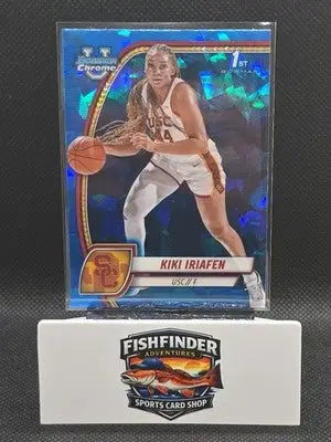 2024-25 Bowman University Chrome Sapphire Edition - Kiki Iriafen #47 (RC) - Basketball Card Single