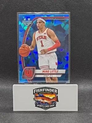 2024-25 Bowman University Chrome Sapphire Edition - Miro Little #79 (RC) - Basketball Card Single