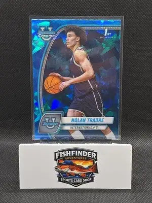 2024-25 Bowman University Chrome Sapphire Edition - Nolan Traore #56 (RC) - Basketball Card Single