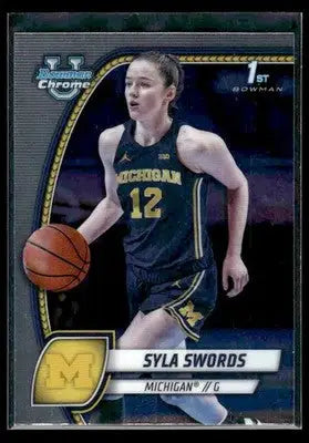 2024-25 Bowman University Chrome Syla Swords #65 Michigan Wolverines - Other