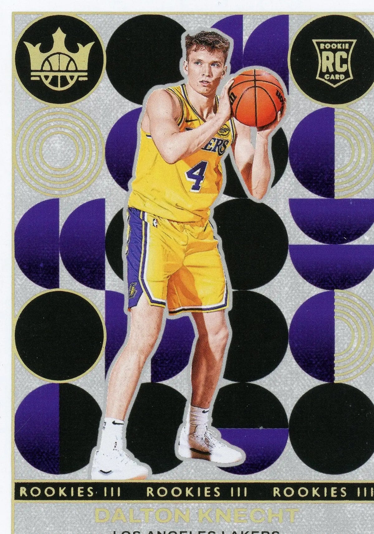 2024-25 Court Kings Dalton Knecht #192 Rookies III Lakers RC Rookie - Basketball Card Single