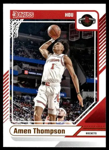 2024-25 Donruss #103 Amen Thompson NM-MT Rockets ID:81074 - Basketball Card Single