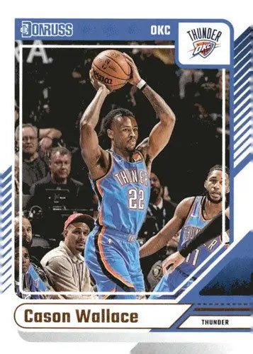 2024-25 Donruss #105 Cason Wallace NM-MT Thunder ID:81076 - Basketball Card Single
