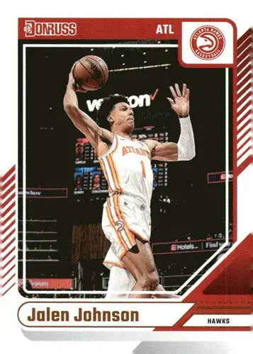 2024-25 Donruss #108 Jalen Johnson NM-MT Hawks ID:81077 - Basketball Card Single