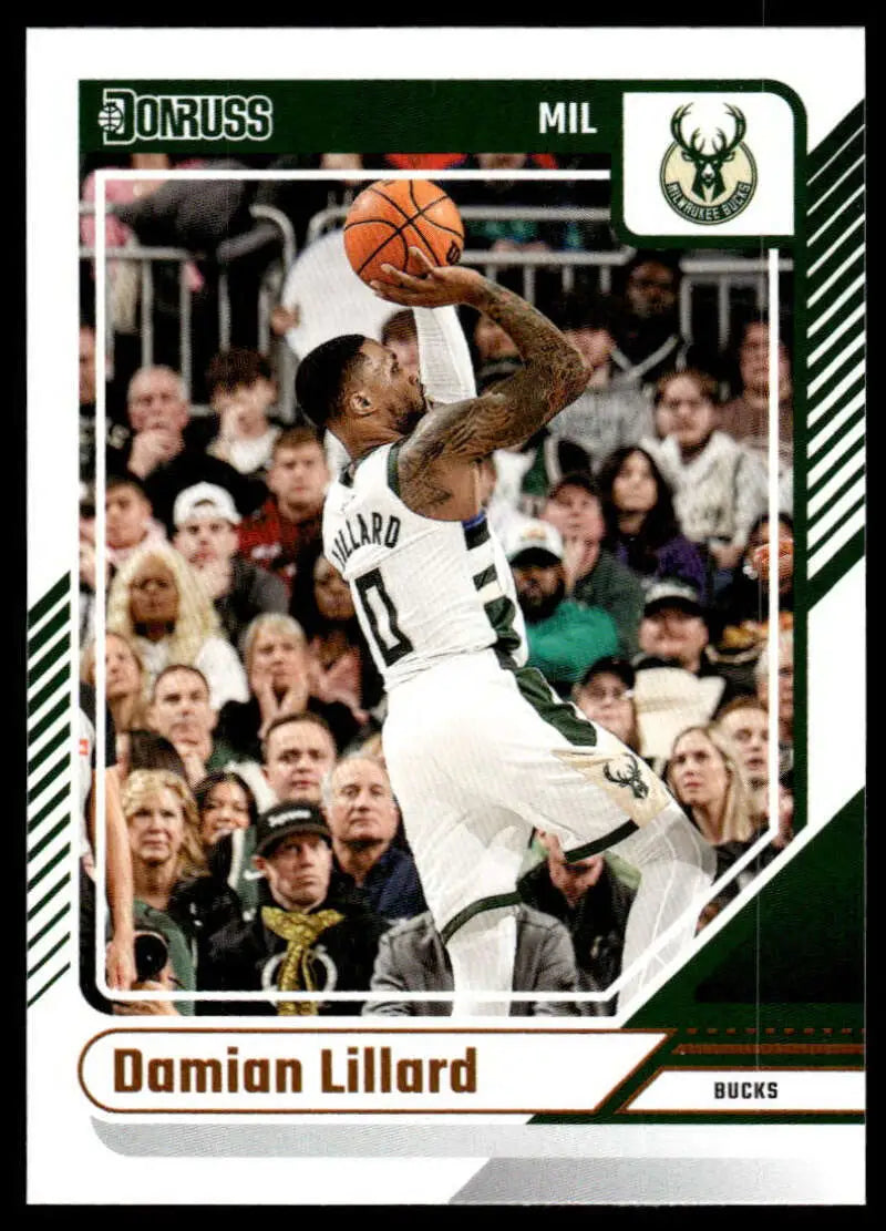 2024-25 Donruss #125 Damian Lillard NM-MT Bucks ID:81087 - Basketball Card Single