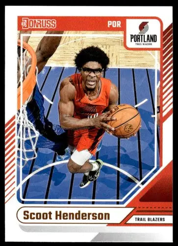 2024-25 Donruss #143 Scoot Henderson NM-MT Blazers ID:81099 - Basketball Card Single