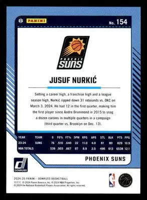 2024-25 Donruss #154 Jusuf Nurkic - Basketball Card Single