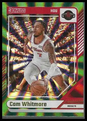 2024-25 Donruss #167 Cam Whitmore Holo Green Laser