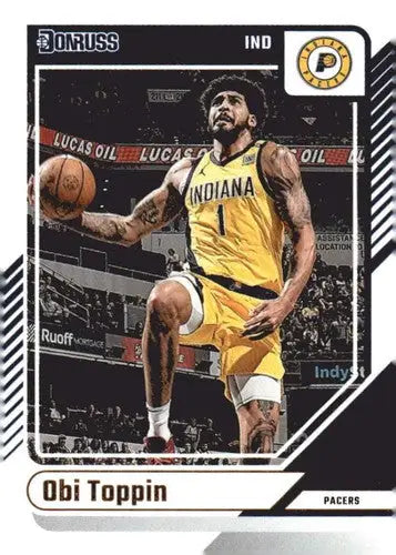 2024-25 Donruss #168 Obi Toppin NM-MT Pacers ID:81114 - Basketball Card Single