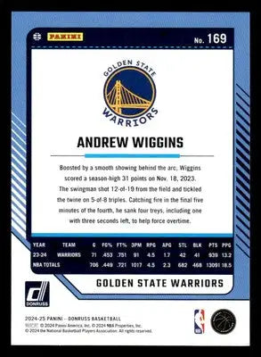 2024-25 Donruss #169 Andrew Wiggins - Basketball Card Single