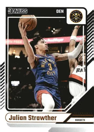2024-25 Donruss #182 Julian Strawther NM-MT Nuggets ID:81121 - Basketball Card Single