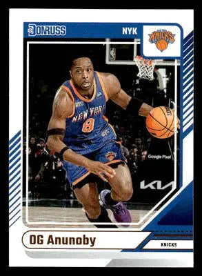 2024-25 Donruss #185 OG Anunoby Base New York Knicks - Basketball Card Single