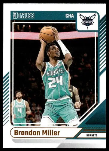 2024-25 Donruss #197 Brandon Miller NM-MT Hornets ID:81129 - Basketball Card Single