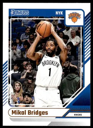 2024-25 Donruss #199 Mikal Bridges NM-MT Knicks ID:81131 - Basketball Card Single