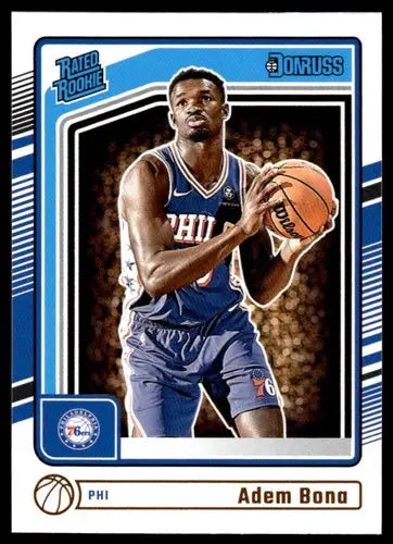 2024-25 Donruss #205 Adem Bona NM-MT RC Rookie 76ers ID:81134 - Basketball Card Single