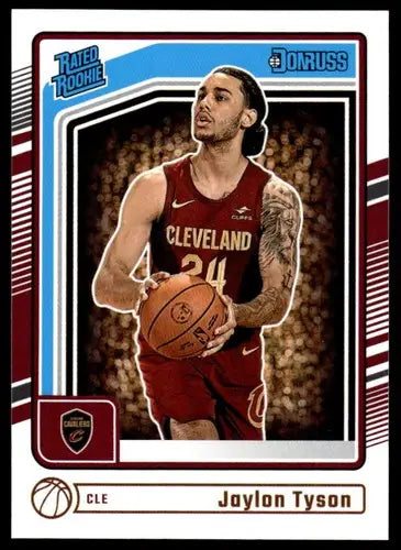 2024-25 Donruss #206 Jaylon Tyson NM-MT RC Rookie Cavaliers ID:81135 - Basketball Card Single