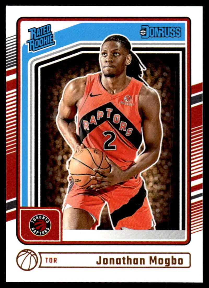 2024-25 Donruss #209 Jonathan Mogbo NM-MT RC Rookie Raptors ID:81137 - Basketball Card Single