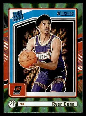 2024-25 Donruss #214 Ryan Dunn Holo Green Laser - Basketball Card Single