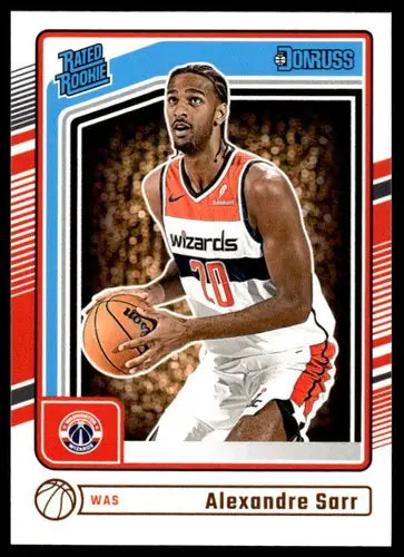 2024-25 Donruss #215 Alexandre Sarr NM-MT RC Rookie Wizards ID:81139 - Basketball Card Single