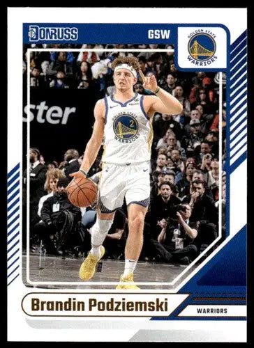 2024-25 Donruss #22 Brandin Podziemski NM-MT Warriors ID:81034 - Basketball Card Single