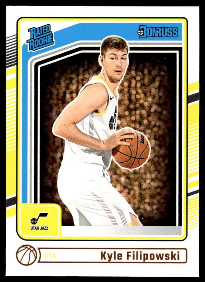 2024-25 Donruss #233 Kyle Filipowski NM-MT RC Rookie Jazz ID:81146 - Basketball Card Single