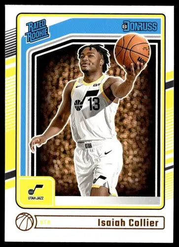 2024-25 Donruss #237 Isaiah Collier NM-MT RC Rookie Jazz ID:81148 - Basketball Card Single