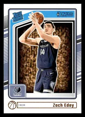 2024-25 Donruss #239 Zach Edey Base RC Memphis Grizzlies - Basketball Card Single