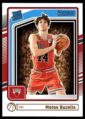 2024-25 Donruss #240 Matas Buzelis NM-MT RC Rookie Bulls ID:81149 - Basketball Card Single