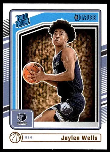 2024-25 Donruss #245 Jaylen Wells NM-MT RC Rookie Grizzlies ID:81152 - Basketball Card Single