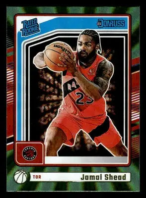 2024-25 Donruss #246 Jamal Shead Holo Green Laser - Basketball Card Single