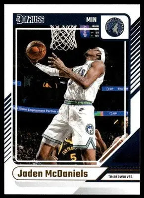 2024-25 Donruss #36 Jaden McDaniels NM-MT Timberwolves ID:81041 - Basketball Card Single