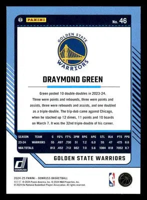 2024-25 Donruss #46 Draymond Green - Basketball Card Single