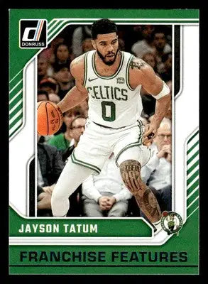 2024-25 Donruss #6 Jayson Tatum Franchise Features Boston Celtics - Basketball Card Single